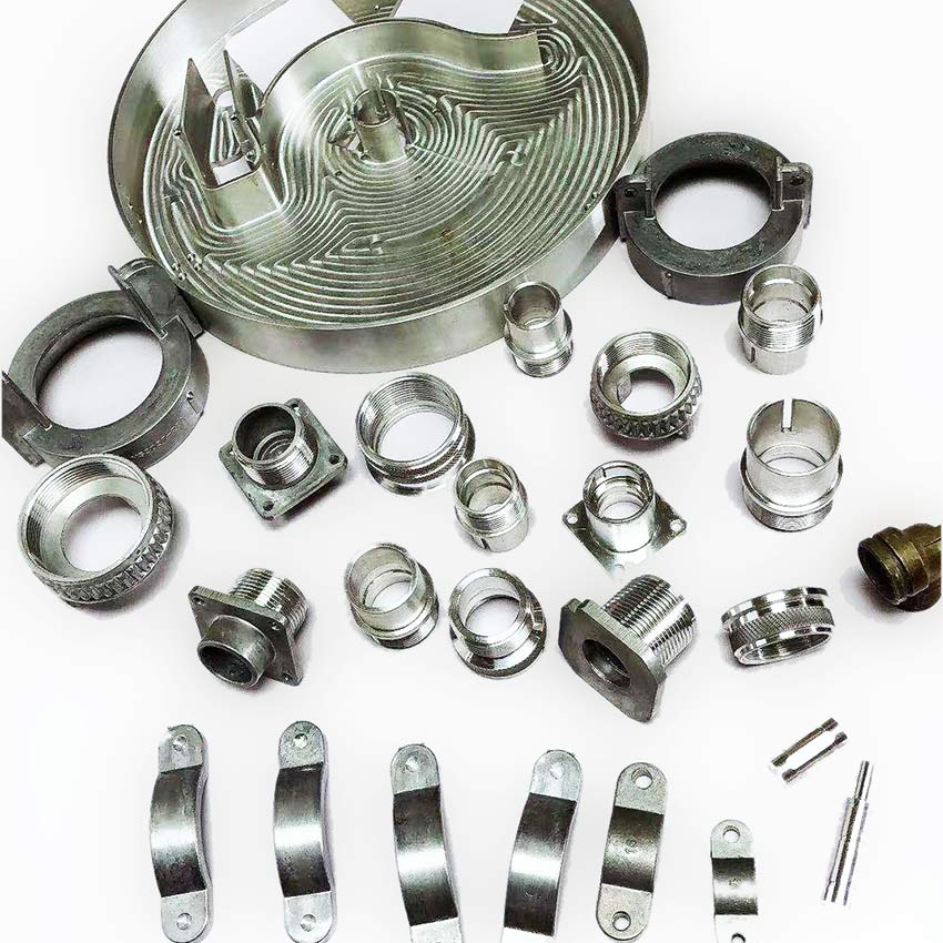 Aluminum casted and Machining connectors 